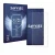 Front side of a product packaging with the brand logo Savvies. Next to it is the device ZTE Nubia Red Magic 8 Pro shown with t