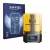 Front side of a product packaging with the brand logo Savvies. Next to it is the device Anycubic Photon Mono M5s shown with th