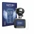 Front side of a product packaging with the brand logo Savvies. Next to it is the device Azdome IT-G63D shown with the correspo