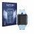 Front side of a product packaging with the brand logo Savvies. Next to it is the device Imoo Watch Phone Z7 shown with the cor