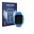 Front side of a product packaging with the brand logo Savvies. Next to it is the device SaveFamily Enjoy shown with the corres