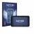 Front side of a product packaging with the brand logo Savvies. Next to it is the device Chigee AIO-5 Play shown with the corre