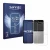 Front side of a product packaging with the brand logo Savvies. Next to it is the device Samsung Galaxy Z Flip 6 (Front+Back) s