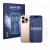 Front side of a product packaging with the brand logo Savvies. Next to it is the device Apple iPhone 16 Pro Max (Front+Camera)