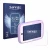 Front side of a product packaging with the brand logo Savvies. Next to it is the device Myfirst Camera 50 shown with the corre
