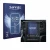 Front side of a product packaging with the brand logo Savvies. Next to it is the device Renault Scenic IV RLINK-2 2018 shown w