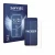 Front side of a product packaging with the brand logo Savvies. Next to it is the device ZTE Blade A34 shown with the correspon