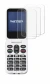 Image of the device Doro Leva L30 with a wide variety of screen protectors.