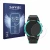 Front side of a product packaging with the brand logo Savvies. Next to it is the device SaveFamily Slim 4G shown with the corr
