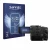 Front side of a product packaging with the brand logo Savvies. Next to it is the device Canon EOS C400 shown with the correspo