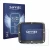 Front side of a product packaging with the brand logo Savvies. Next to it is the device Ratio iX3M 2 Pro shown with the corres