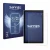 Front side of a product packaging with the brand logo Savvies. Next to it is the device SONOFF NSPanel Pro 120 shown with the 