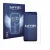 Front side of a product packaging with the brand logo Savvies. Next to it is the device ZTE Blade A35e shown with the correspo