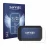 Front side of a product packaging with the brand logo Savvies. Next to it is the device Yamaha Tracer 9 GT+ 2025 shown with th