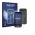 Front side of a product packaging with the brand logo Savvies. Next to it is the device Doro Aurora A10 (Front+Camera) shown w