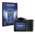 Front side of a product packaging with the brand logo Savvies. Next to it is the device Hasselblad X2D II 100C shown with the 
