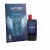 Front side of a product packaging with the brand logo Savvies. Next to it is the device Garmin GPSMAP H1i Plus shown with the 