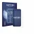 Front side of a product packaging with the brand logo Savvies. Next to it is the device Oppo Reno 15 shown with the correspond