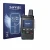 Front side of a product packaging with the brand logo Savvies. Next to it is the device Hytera PNC360S shown with the correspo