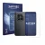 Front side of a product packaging with the brand logo Savvies. Next to it is the device Xiaomi Poco M8 Pro (Front+Camera) show