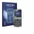 Front side of a product packaging with the brand logo Savvies. Next to it is the device bea-fon Fold 10 LTE shown with the cor
