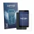 Front side of a product packaging with the brand logo Savvies. Next to it is the device Logicom Tab 80 8" (Front+Camera) shown