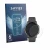 Front side of a product packaging with the brand logo Savvies. Next to it is the device AcclaFit D2 1.38" shown with the corre