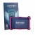 Front side of a product packaging with the brand logo Savvies. Next to it is the device EagleSoar E_764_EEA-P shown with the c