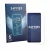 Front side of a product packaging with the brand logo Savvies. Next to it is the device ZTE Blade A56 shown with the correspon
