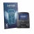 Front side of a product packaging with the brand logo Savvies. Next to it is the device Renault Scenic IV Intens Energy TCe 7"