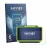 Front side of a product packaging with the brand logo Savvies. Next to it is the device Zebra WT6400 shown with the correspond