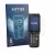 Front side of a product packaging with the brand logo Savvies. Next to it is the device Urovo RT40S shown with the correspondi