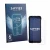 Front side of a product packaging with the brand logo Savvies. Next to it is the device Blackview Rock 3 shown with the corres