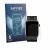 Front side of a product packaging with the brand logo Savvies. Next to it is the device Knauermann Pro 4 AIR (rectangular) sho