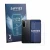 Front side of a product packaging with the brand logo Savvies. Next to it is the device Xiaomi Redmi A7 Pro (Front+Camera) sho