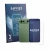 Front side of a product packaging with the brand logo Savvies. Next to it is the device Vivo X300 FE (Front+Camera) shown with