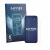 Front side of a product packaging with the brand logo Savvies. Next to it is the device Oppo Reno 16 Pro shown with the corres