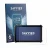 Front side of a product packaging with the brand logo Savvies. Next to it is the device Magewell Director One shown with the c