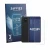 Front side of a product packaging with the brand logo Savvies. Next to it is the device Motorola ThinkPhone (Front+Camera) sho
