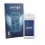 Front side of a product packaging with the brand logo Savvies. Next to it is the device Pax A99 shown with the corresponding s