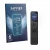 Front side of a product packaging with the brand logo Savvies. Next to it is the device Sofabaton U3 shown with the correspond