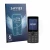 Front side of a product packaging with the brand logo Savvies. Next to it is the device SPC Wild Cool shown with the correspon