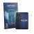 Front side of a product packaging with the brand logo Savvies. Next to it is the device ZTE Blade V80 Pro (Front+Camera) shown