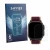 Front side of a product packaging with the brand logo Savvies. Next to it is the device Apple Watch Ultra 4 (49 mm) shown with