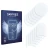 Front side of a product packaging with the brand logo Savvies. Next to it is the corresponding screen protector.
