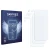 Front side of a product packaging with the brand logo Savvies. Next to it is the corresponding screen protector.