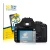 Front side of a product packaging with the brand logo BROTECT. Next to it is the device Canon EOS 400D shown with the correspo