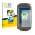 Front side of a product packaging with the brand logo BROTECT. Next to it is the device Garmin Dakota 20 shown with the corres