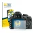 Front side of a product packaging with the brand logo BROTECT. Next to it is the device Nikon D3100 shown with the correspondi