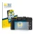 Front side of a product packaging with the brand logo BROTECT. Next to it is the device Panasonic Lumix DMC-LX7 shown with the